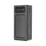 Extralink EPB-093 30000mAh Czarny | Powerbank | Solar Power bank, USB-C