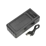 Extralink EPB-093 30000mAh Czarny | Powerbank | Solar Power bank, USB-C