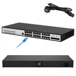 Extralink Chiron Pro | Switch PoE | 24x RJ45 1000Mb/s PoE, 4x SFP+, L3, zarządzalny, 370W