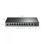 TP-Link TL-SG1210MPE | Switch | 9x RJ45 1000Mb/s, 8x PoE+, 1x RJ45/SFP Combo