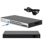 Extralink Hypnos | Switch | 24x RJ45 1000Mb/s, 4x SFP+, L3, zarządzalny