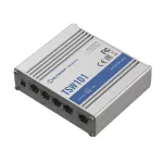 Teltonika TSW101 | Switch PoE+ | 5x RJ45 1000Mb/s, 4x PoE+, 60W