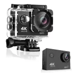 Extralink Action Camera H9S Czarna | Kamera | 4K 30fps, IP68, wyświetlacz 2.0