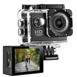 Extralink Action Camera A10 Czarna | Kamera | 1080P 30fps, IP68, wyświetlacz 2.0