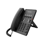 Fanvil H1 Czarny | Hotelowy telefon VoIP | HD Voice, 100Mb/s PoE, Desktop