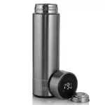 Extralink Smart Travel Mug Srebrny | Kubek termiczny | Termos z wyświetlaczem LED