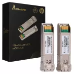 Extralink SFP+ 10G 2-pack | Moduł SFP+ | 10Gbps, LC/UPC, 1310nm, 40km, single mode, DOM