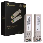 Extralink SFP+ 10G 2-pack | Moduł SFP+ | 10Gbps, LC/UPC, 1310nm, 10km, single mode, DOM, dedykowany dla HP/ARUBA