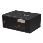 Extralink Premium 4U 600x450 Czarna | Szafa rack | beznarzędziowy montaż, montowana na ścianie