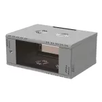 Extralink Premium 4U 600x450 Szara | Szafa rack | beznarzędziowy montaż, montowana na ścianie