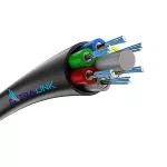 Kabel światłowodowy napowietrzny ADSS XOTKtsdD 48F | 48J (6x8J), G657A1, 3kN, 10mm | Extralink