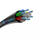 Kabel światłowodowy napowietrzny ADSS XOTKtsdD 36F | 36J (6x6J), G657A1, 3kN, 9,8mm | Extralink