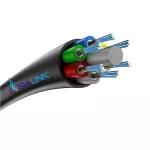 Kabel światłowodowy napowietrzny ADSS XOTKtsdD 24F | 24J (6x4J), G657A1, 3kN, 9,8mm | Extralink