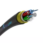 Kabel światłowodowy napowietrzny ADSS XOTKtsdD 12F | 12J (3x4J), G657A1, 3kN, 9,8mm | Extralink