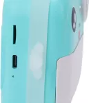 Extralink EPP-004 Niebieska | Mini drukarka termiczna z aparatem | 3 rolki papieru termicznego, ekran LCD 2.5", Bluetooth, USB-C, 1000 mAh