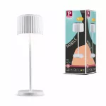 Lampka stołowa solarna ELSE LED DIM USB-C 3,7W 250lm 2700K IP44 biały / aluminium