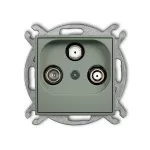 ICON Mechanizm gniazda multimedialnego 3F DATA (UPC) taupe