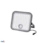 NAŚWIETLACZ SOLARNY LED SOLPAR 30W 4800LM 4000K IP65 CZARNY CZ. PIR