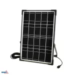 NAŚWIETLACZ SOLARNY LED SOLPAR 30W 4800LM 4000K IP65 CZARNY CZ. PIR