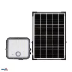 NAŚWIETLACZ SOLARNY LED SOLPAR 30W 4800LM 4000K IP65 CZARNY CZ. PIR