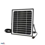 NAŚWIETLACZ SOLARNY LED SOLPAR 10W 1500LM 4000K IP65 CZARNY CZ. PIR