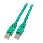 Patchcord RJ45 U/UTP kat. 5e PVC CCA zielony 10m