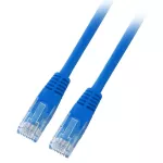 Patchcord RJ45 U/UTP kat. 6 PVC CCA niebieski 7,5m