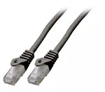 Patchcord RJ45 U/UTP kat. 6 LSZH CCA czarny 7,5m