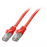 Patchcord RJ45 U/UTP kat. 6 LSZH CCA czerwony 1,5m