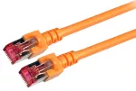 Patchcord RJ45 S/FTP kat. 6 LSZH pomarańczowy 0,5m