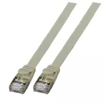 Patchcord RJ45 U/FTP kat. 6A PVC szary 0,25m