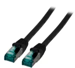 Patchcord RJ45 S/FTP kat. 6A LSZH czarny 25m MK6001.25B