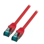 Patchcord RJ45 S/FTP kat. 6A LSZH czerwony 7,5m MK6001.7,5R