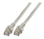 Patchcord RJ45 SF/UTP kat. 5e PVC CCA szary 0,25m