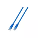 Patchcord RJ45 U/UTP kat. 5e PVC CCA niebieski 1,5m