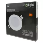 DOWNLIGHT P/T OKRĄG 24W 4000K BIAŁY DL-1 2640lm IP20