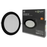 DOWNLIGHT P/T OKRĄG 18W 4000K CZARNY DL-1 1980lm IP20