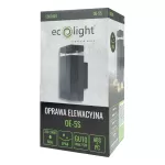 Oprawa elewacyjna plastik OE-5S 1xGU10 ANTRACYT IP44