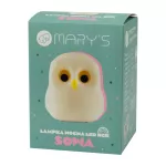 MARY'S LAMPKA NOCNA LED SOWA 3000K+RGB