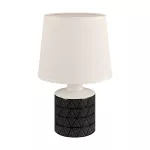 Lampka stołowa TOPIK E14 WHITE/BLACK