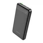 Borofone BJ19 Incredible 10000mAh Czarny | Powerbank | Power bank, 1x USB, 1x USB-C, PD 20W QC 3.0 18W