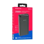 Borofone BJ16A Cube 20000mAh Czarny | Powerbank | Power bank, 2x USB