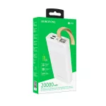 Borofone BJ18 Coolmy 20000mAh Biały | Powerbank | Power bank, 2x USB