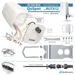 QuWireless QuSpot AX12S | 2x Antena LTE + Wi-Fi + GPS + Bluetooth | dla Teltonika RUTX12/RUTX14