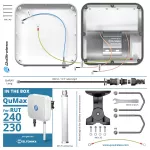 QuWireless QuMax A240M | Antena LTE + Wi-Fi | dla Teltonika RUT241/RUT240/200/230