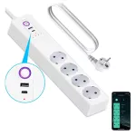 Extralink Smart Life WiFi Power Strip | Inteligentna listwa zasilająca | 4x 230V + 1x USB + 1x USB-C 20W