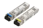 MikroTik S-3553LC20D | Moduł SFP | 1,25Gb/s, 20km, Jednomodowy, Para (T1310nm/R1550nm) + (T1550nm/R1310nm)