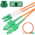 Extralink SC/APC-LC/APC | Patchcord | Wielomodowy, OM2, Duplex, 3mm, 3m