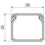 LISTWA LHD 30X25 HC (2/50 m)