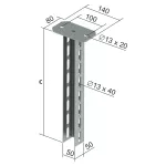 ŚREDNI PROFIL SUFITOWY - SPSN 1100 F (1 szt.)